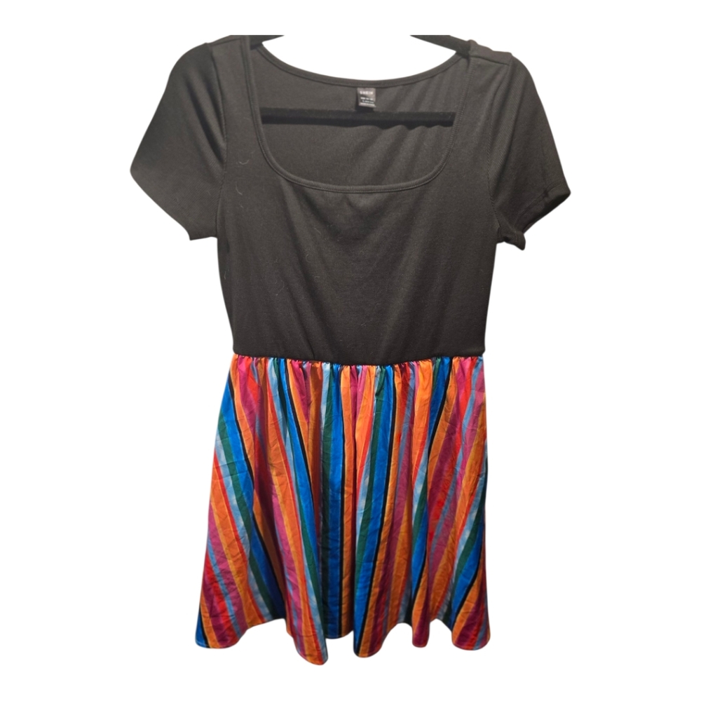 Shein Sz. Large Rainbow Dress